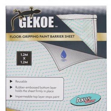 Gekoe floor and stair gripping paint barrier sheet