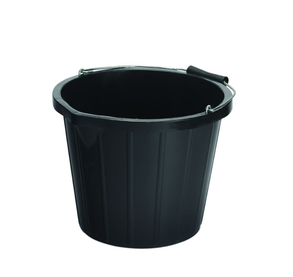 Black Bucket 3 Gallon 14 Litre