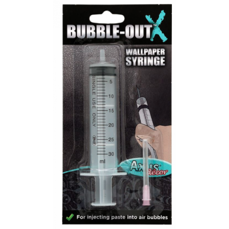 Bubble Out Wallpaper Syringe