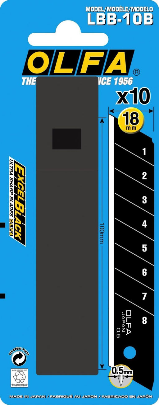 Excel Black Ultra-Sharp Snap 18mm Blade